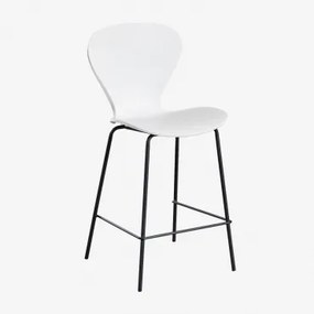 Em Um Banco Alto. ↑65 Cm & Negro & Polipropileno Branco & Polipropileno - Sklum