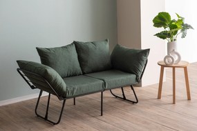 Sofá-Cama de 2 Lugares Viper – Verde – 150 cm x 78 cm x 60 cm