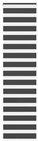 Cortina de zebra 55x230 cm largura do tecido 50,9 cm poliéster