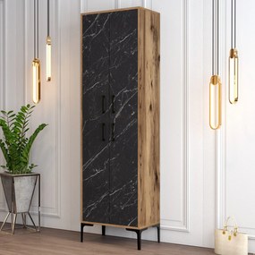 Sapateira Berlin – Nogueira/Preto – 60 cm x 200 cm x 35 cm