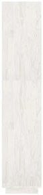 Estante/divisória 60x35x167 cm madeira de pinho maciça branco