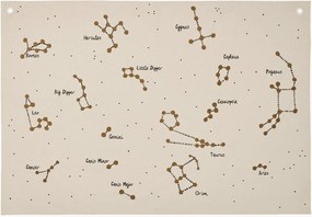 Mapa em algodão orgânico Constellation
