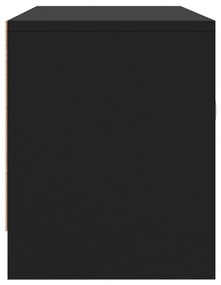 Móvel de TV 102x30x37,5 cm derivados de madeira preto