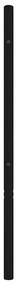 Cabeceira de cama 150 cm metal preto