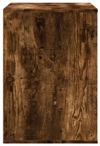 Cómoda com 3 Gavetas - 80x41x58 cm - derivados de madeira - carvalho r