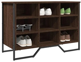vidaXL Sapateira 90x38x61,5 cm derivados de madeira carvalho castanho