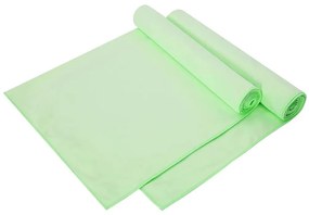 vidaXL Toalhas Esportivas 2 pcs Verde 140 x 70 cm