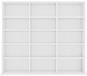 Armário para CD 100x23x89,5 cm derivados de madeira branco