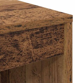 Mesa com Armazenamento Madeira Velha Madeira Derivada