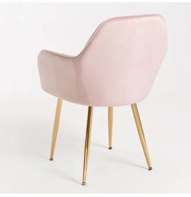 DUDECO - Cadeira Norbana Gold Rosa