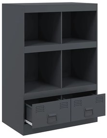 Aparador alto 67x39x95 cm aço antracite
