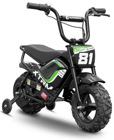 Mini Mota elétrica para crianças Bateria 250W E.SUPERBIKE C/Limitador velocidade Verde