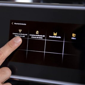 Máquina de café automática compacta Cremmaet Touch OCS com 19 bares e Thermoblock