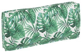 vidaXL Almofada Folha Padrão de Folhas 120 x 50 x 12 cm Tecido Oxford