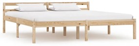 vidaXL Estrutura de cama 160x200 cm madeira pinho maciço