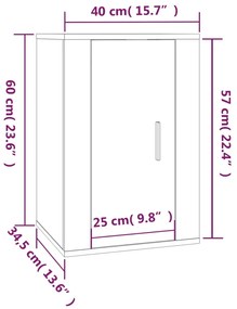 Conjunto móveis de TV 5 pcs madeira processada carvalho sonoma