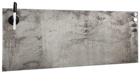 Quadro magnético em vidro para parede 60x20 cm