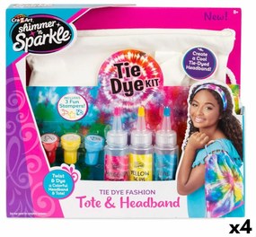 Jogo de Trabalhos Manuais Cra-z-art Shimmer N Sparkle-set Tie&dye 4 Unidades