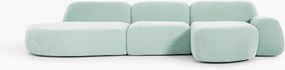 Sofá de canto modular com chaise longue Wolke (4 lugares)