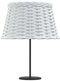 Abajur Ø38x23 cm vime branco