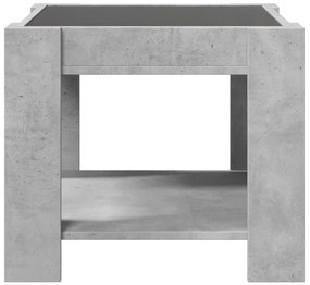 Mesa de centro c/ LEDs 53x53x45 derivados de madeira
