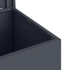 Caixa de Armazenamento Externa Antracite 55 x 50.5 x 50 cm