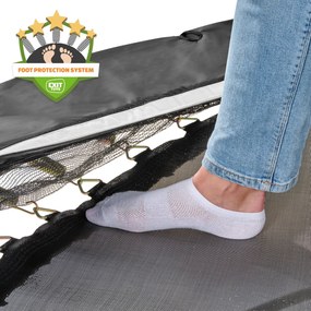 Trampolim redondo de solo Allure Classic ø305 cm - preto