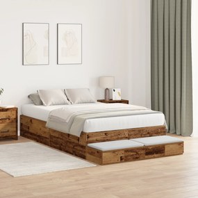 Estrado de Cama Madeira Velha 120x200 cm