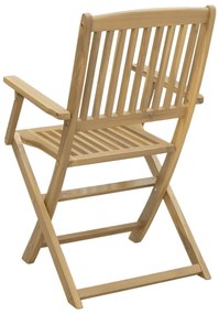 Cadeiras jardim dobráveis 4 pcs 57,5x54,5x90 cm acácia maciça