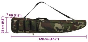 Saco para espingarda com alça de ombro 120 cm tecido oxford