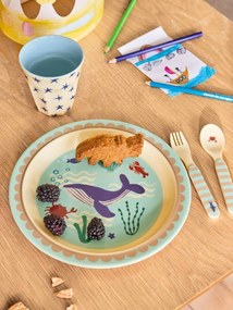 Prato BLUE OCEAN para crianças rice azul-céu
