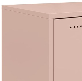 Móvel de TV 68x39x43,5 cm aço rosa