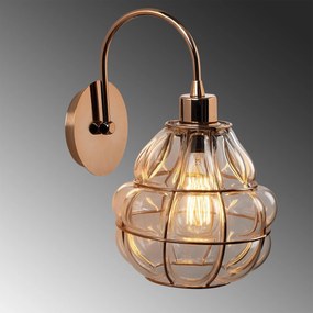 Candeeiro de Parede Safderun - Cobre - 23 x 27 x 30 cm