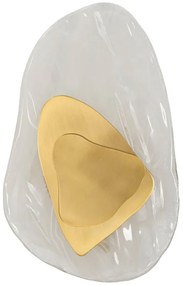 Candeeiro de Parede "Ocean Gold" Dourado – 21x8x31 cm