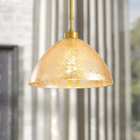 Candeeiro Chandelier Bergama – Dourado – 34 cm de Diâmetro x 85 cm de