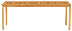 Conjunto de Mesa de Jantar 9 pcs 180 x 90 x 75 cm