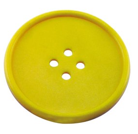 Base Copo Botão Borracha 10cm Pack 8 Amarelo