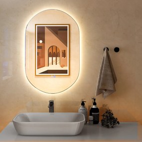 Armário de remédios de parede com 2 portas e barra para toalhas, branco
