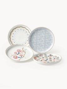 Breakfast Plates Flamboyant, Set of 4
