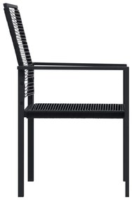 3 pcs conjunto de jantar para jardim