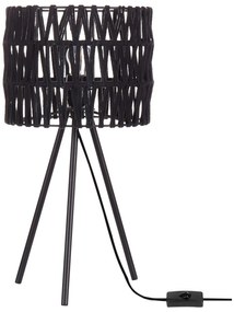 Candeeiro de mesa em metal preto 48 cm CULEBRA Beliani