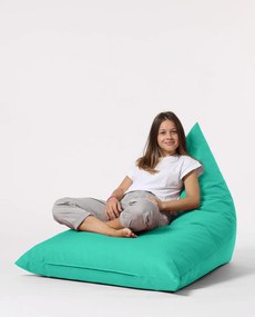 Puff de Jardim Pyramid Big Bed – Turquesa – 145x35x90 cm | Tribo Home