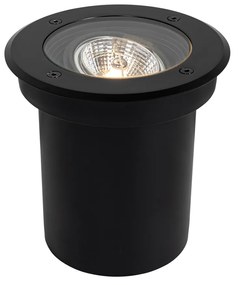 Projetores de chão para exterior modernos pretos AR70 ajustáveis IP65 - Delux Moderno