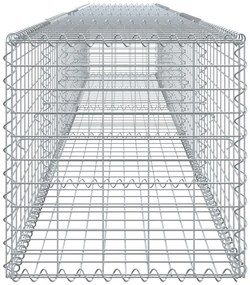 Cesto gabião com cobertura 500x50x50 cm ferro galvanizado