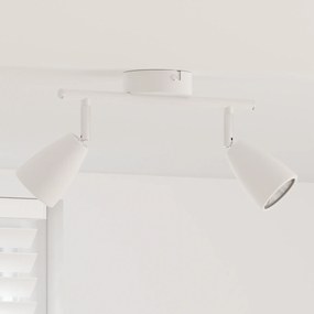 vidaXL Spotlight de Teto 2 Way Adjustable White GU10