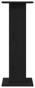 Suporte para Plantas vidaXL 2 pcs Carvalho Preto 30x30x80 cm Madeira d