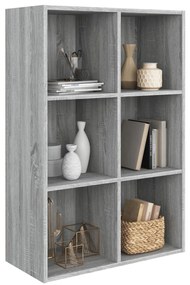 Estante/aparador 66x30x98 cm derivados madeira cinzento sonoma
