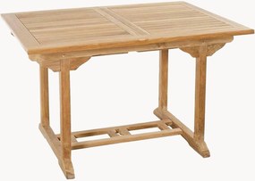 Mesa de jardim em madeira de teca com orifício para guarda-sol Fun