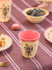 Copo NATHALIE LÉTÉ 250 ml para crianças rice rosa-bombom