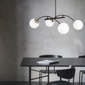 Chandelier Hilal – Preto e Branco – 85 x 80 cm